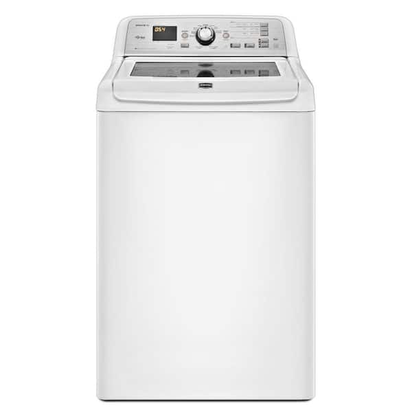 Maytag Bravos XL 4.5 cu. ft. High-Efficiency Top Load Washer in White, ENERGY STAR