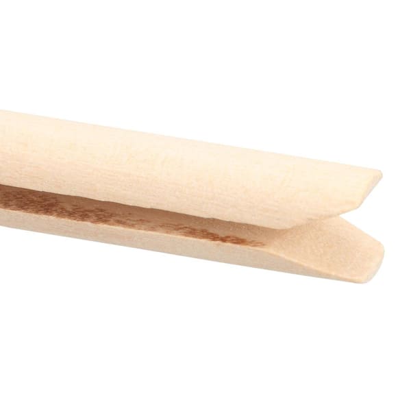 Natural Wood Classic Round Clothespins (100-Pack)
