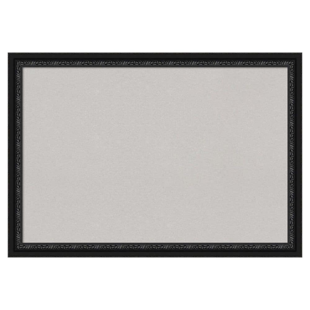 Downton Black 40 in. x 28 in., Wood Framed Grey Cork Memo Board price history on PriceWatchPro