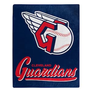 MLB Guardians Signature Raschel Multi-Colored Throw Blanket