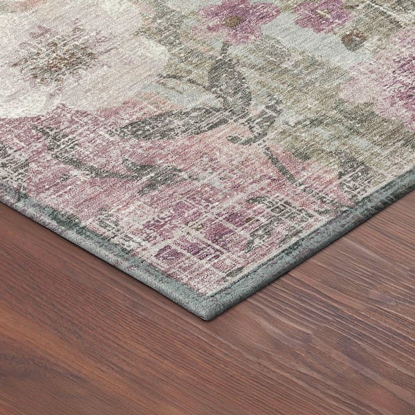 Chantille Machine Washable Indoor/Outdoor Abstract ACN2403 Blush 8 ft. x 10 ft. Area Rug