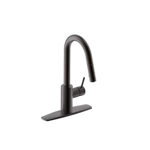 Palais Royal Single-Handle 1 or 3 Hole Pull-Down Sprayer Kitchen Faucet in Oil Rubbed Bronze