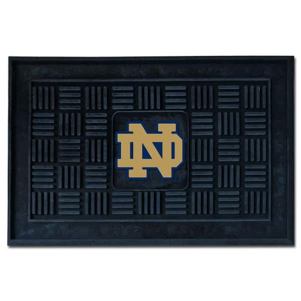 FANMATS NCAA Notre Dame 19 in. x 30 in. Vinyl Door Mat