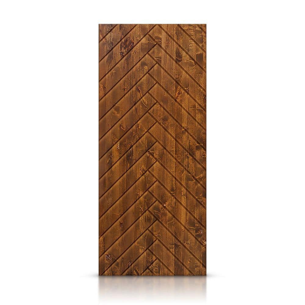42 in. x 80 in. Hollow Core Walnut Stained Pine Wood Interior Door Slab price history on PriceWatchPro
