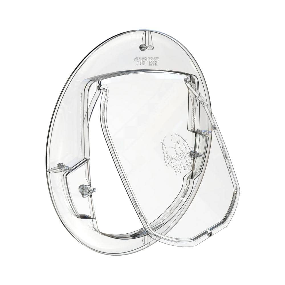 Medium Clear Plastic Pet Door with Magnetic Lock
