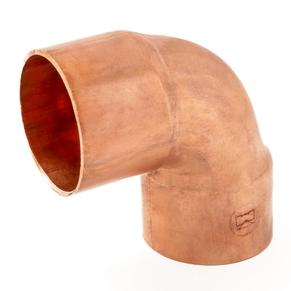 Everbilt 2 in. Copper Pressure 90-Degree Cup x Cup Street Elbow Fitting