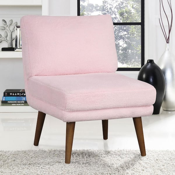 Lifestyle Solutions Dan Pink Microfiber Upholstered Chair
