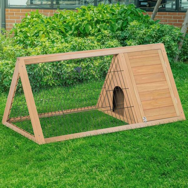 Tatayosi Outdoor Wooden Rabbit Cage Small Animal Hutch with