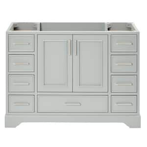 Stafford 48.75 in. W x 21.5 in. D x 34.5 in. H Bath Vanity Cabinet without Top in Grey