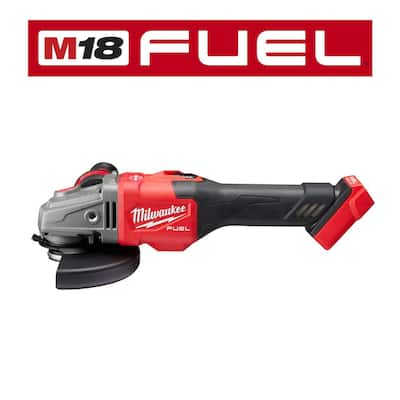 M18 FUEL 18-Volt Lithium-Ion Brushless Cordless 4-1/2 in./6 in. Grinder with Slide Switch with Lock On (Tool-Only)