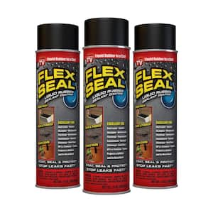 Flex Seal Black 14 oz. Aerosol Liquid Rubber Sealant Coating (3-Pack)