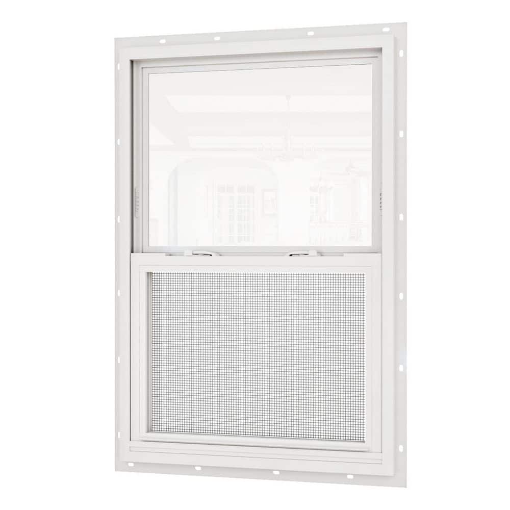 ARK DESIGN 36 in. x 50 in. 62-Series Double Glazed Single Hung Vinyl ...