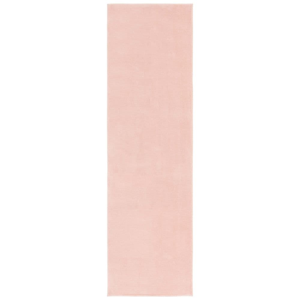 SAFAVIEH Loft Peach 2 ft. x 7 ft. Machine Washable Modern Solid Runner ...