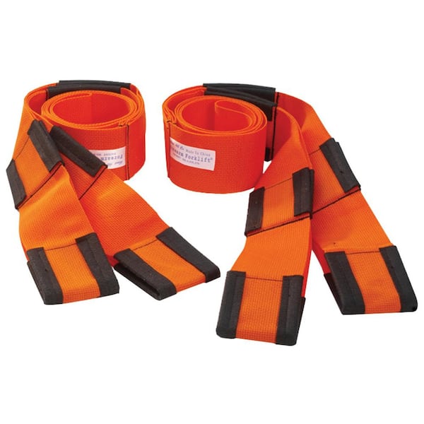 Forearm Forklift 8 in. Moving Straps (2-Pack) L74995CN - The Home