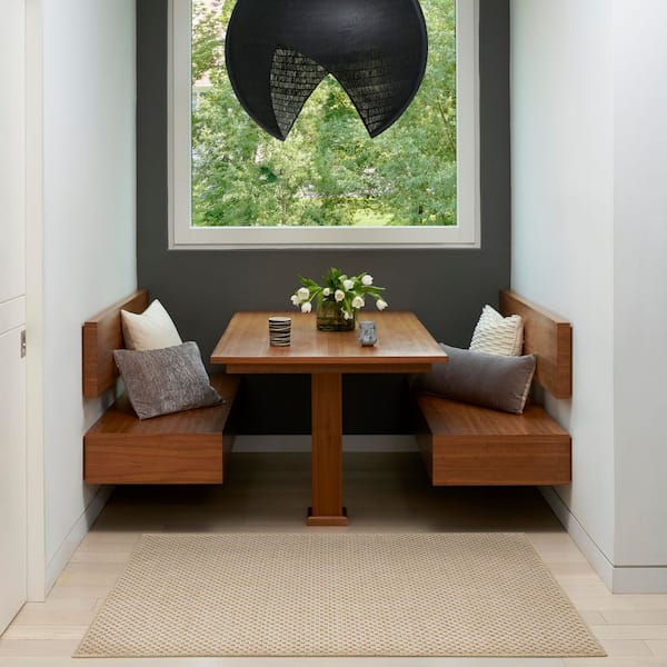 Tulum Cream 3 ft. x 5 ft. All-over design Contemporary Area Rug