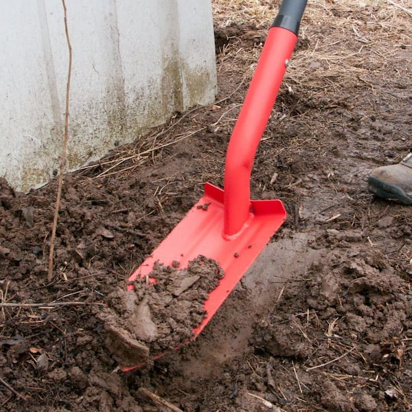 44 in. Fiberglass Handle Clean-Out Shovel