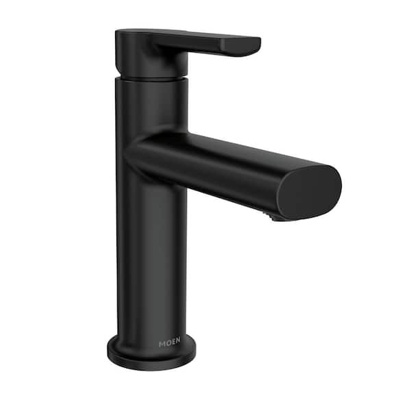 MOEN Meena Single Hole Single Handle Bathroom Faucet in Matte Black