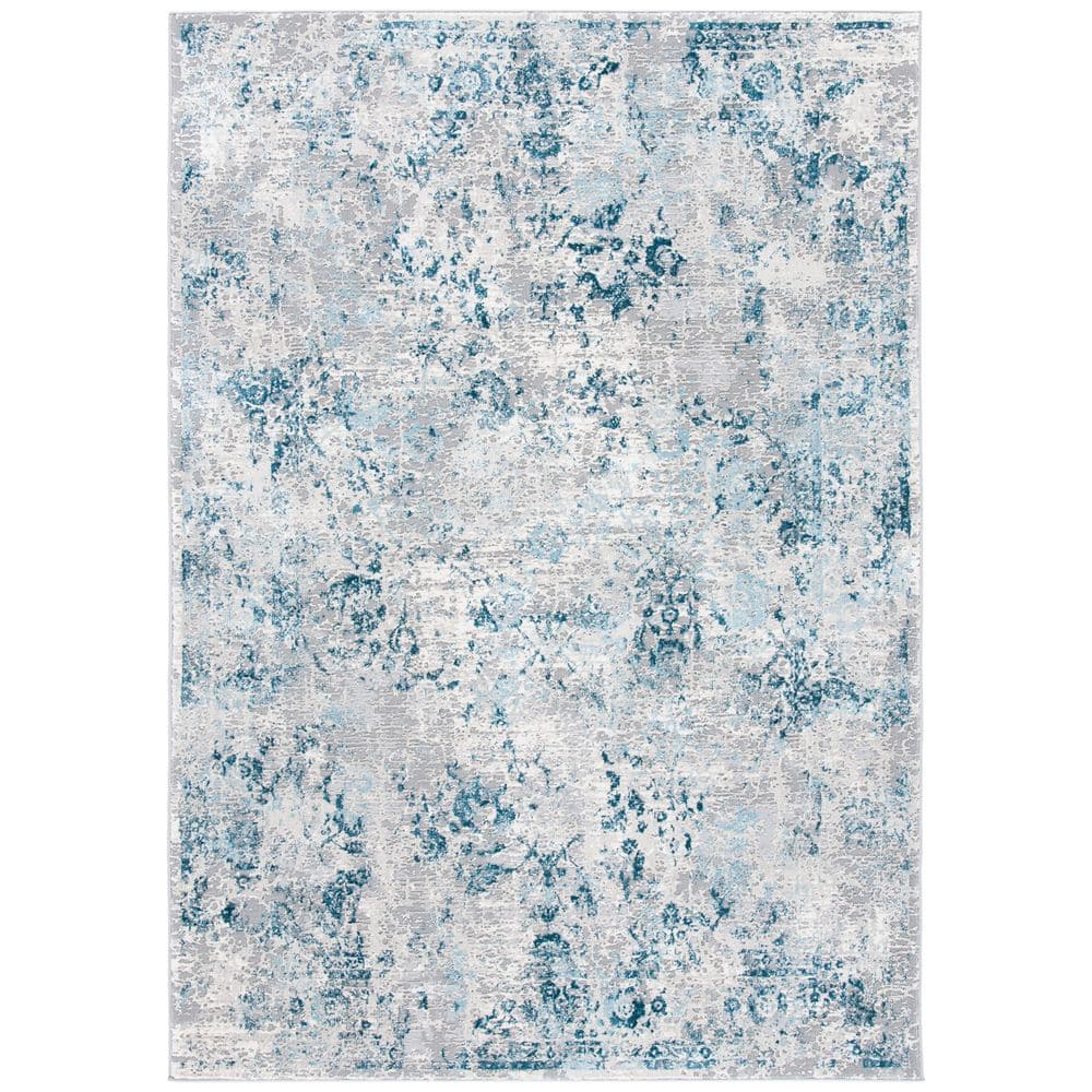 Meadow 8 ft. x 10 ft. Gray/Blue Distressed Marble Area Rug price history on PriceWatchPro