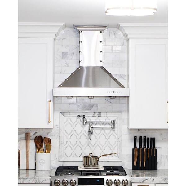 Zline Kitchen And Bath Zline 36 In Designer Series Wall Mount Range Hood Kb2 4ssxs 36 Kb2 4ssxs 36 The Home Depot