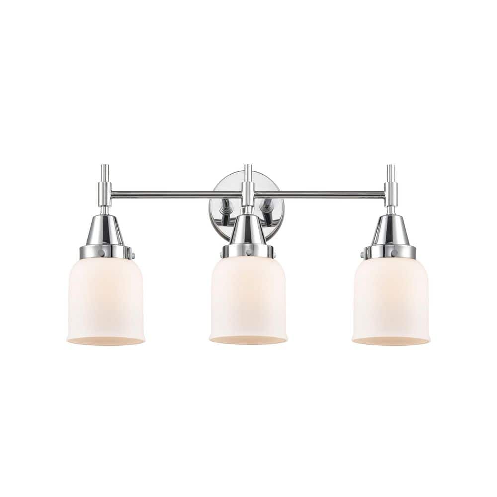 Caden 23 in. 3-Light Polished Chrome Vanity Light with Glass Shade price history on PriceWatchPro