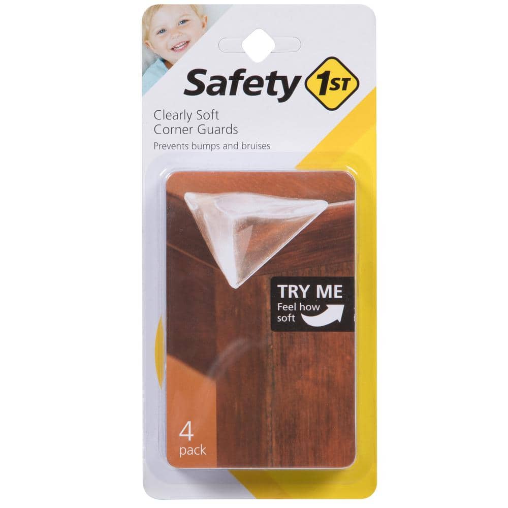 Safety 1st Clearly Soft Corner Guards (4-Pack) HS194 - The Home Depot