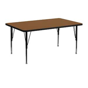 Oak Rectangular Activity Tables