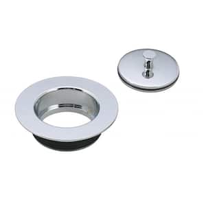 Universal Replacement Disposal Flange and Stopper Polished Chrome