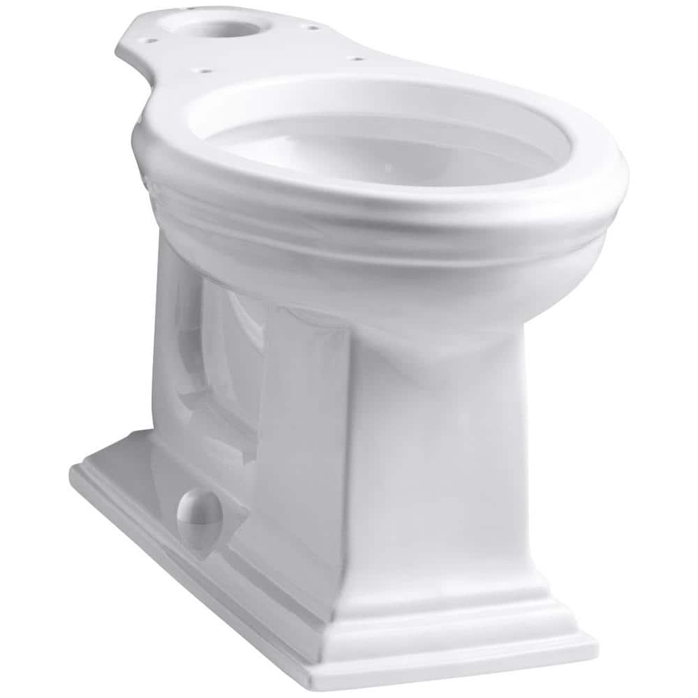 KOHLER Memoirs Comfort Height Elongated Toilet Bowl Only in White 4380 ...