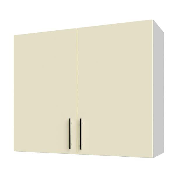 WeatherStrong Miami Bluff Beige Matte 36 in. x 12 in. x 30 in. Flat Panel Stock Assembled Wall Kitchen Cabinet