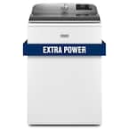 5.3 cu. ft. Smart Capable White Top Load Washing Machine with Extra Power Button, ENERGY STAR