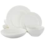 Gracious Dining 16-Piece White Dinnerware Set