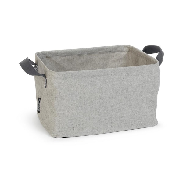 verkeer Dubbelzinnig Literatuur Brabantia 9.2 Gal. (35L) Gray Foldable Laundry Basket 105685 - The Home  Depot