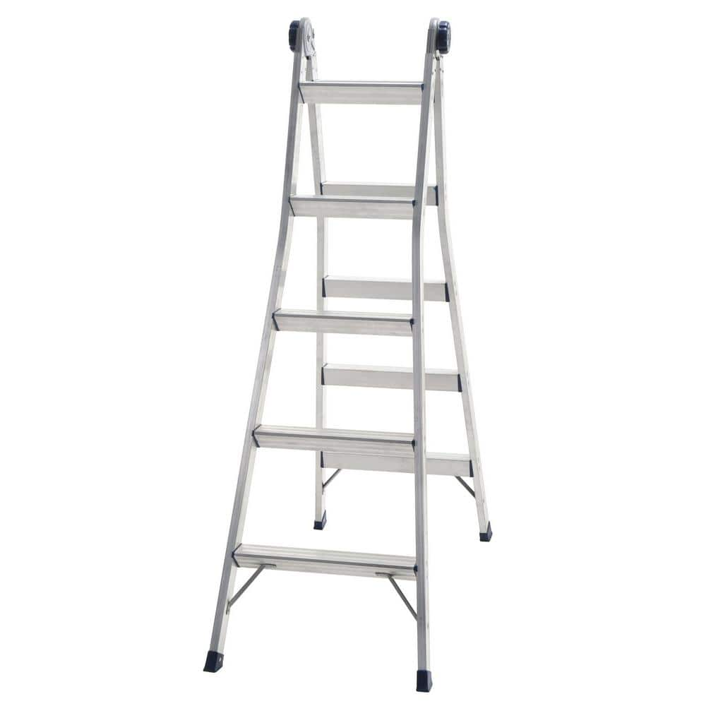 cosco-10-ft-11-in-2-in-1-aluminum-multi-position-ladder-step-and