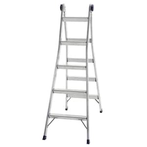 10 ft. 11 in. 2-in-1 Aluminum Multi-Position Ladder Step and Extension Ladder with 300 lbs. ANSI Type 1A