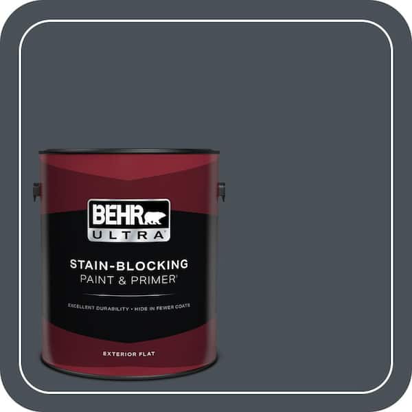 BEHR ULTRA 1 gal. #PPU25-22 Chimney Flat Exterior Paint & Primer