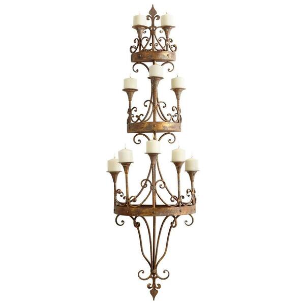 Filament Design Prospect 64 in. Rustic Bronze Iron Candle Holder