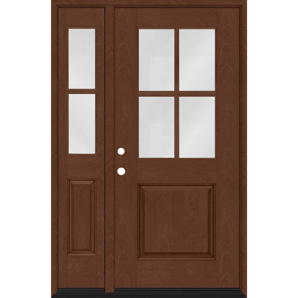 Steves & Sons Regency 36 in. x 80 in. RH 1/24 Lite Clear Glass