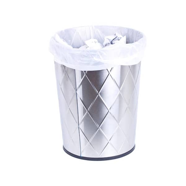 Aluf Plastics 13 gal. 0.7 Mil Blue Drawstring Trash Bags 24 in. x 27 in. Pack of 60 for Home, Kitchen and Office
