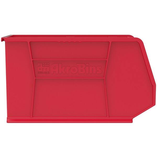 Akro-Mils - Industrial Grade Polymer Hopper Stacking Bin: 16-1/2 OAW, 18 OAL Akro-Mils - Industrial Grade Polymer Hopper Stacking Bin: 16-1/2 OAW, 18 OAL
