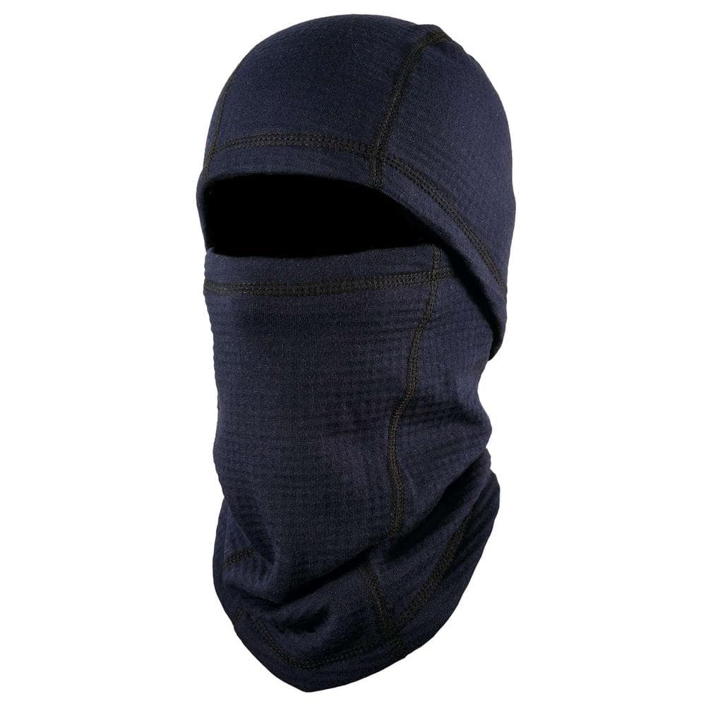 Ergodyne N-Ferno 6847 Blue Fire-Resistant Balaclava Dual Compliant Face ...