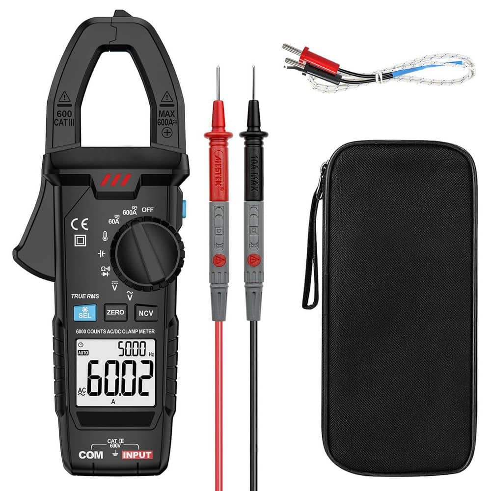 600-Volt 600-Amp AC/DC Digital Clamp Meter with True-RMS, NCV, and LED Flashlight price history on PriceWatchPro