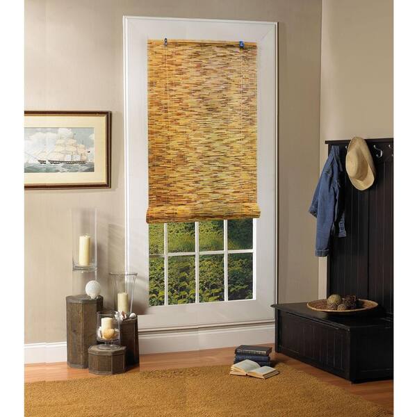 Radiance Natural Reed Rollup Bamboo Shade, 72 in. Length (Price Varies by Size)