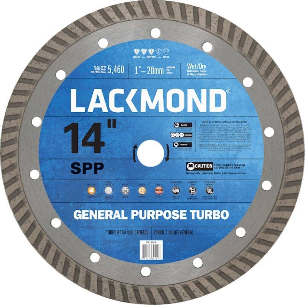 Lackmond 12 in. SPP Series Turbo Rim Diamond General Purpose