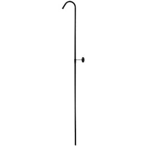 Vintage 62 in. Shower Riser with Wall Support in Oil Rubbed Bronze