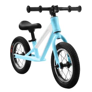 12 in. Blue Toddler Balance Lightweight Sport Training Bike with 12 in. Rubber Foam Tires, Adjustable Seat