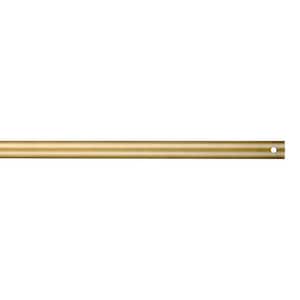 18 in. Hand-Rubbed Antique Brass Extension Downrod, 1/2 in. Inside Diameter