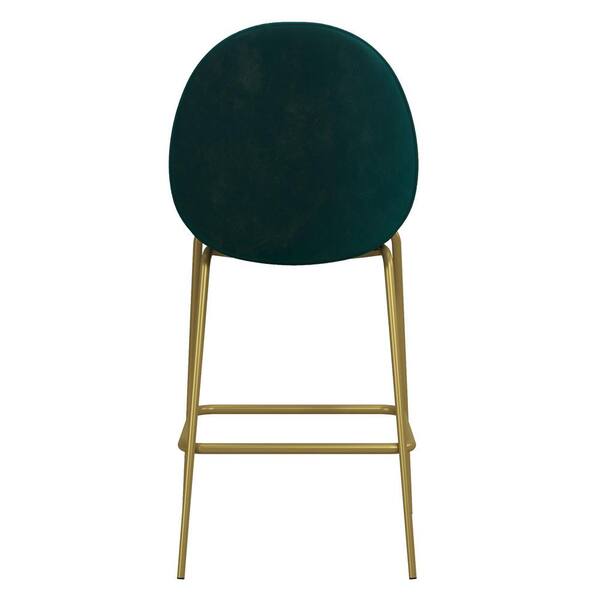 cosmoliving by cosmopolitan astor upholstered counter stool