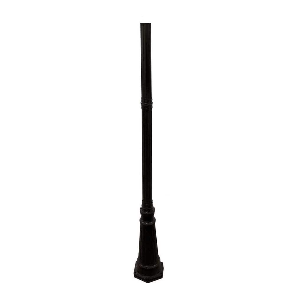 GAMA SONIC Imperial Cast Aluminum 79 in. Outdoor Solar Post Light