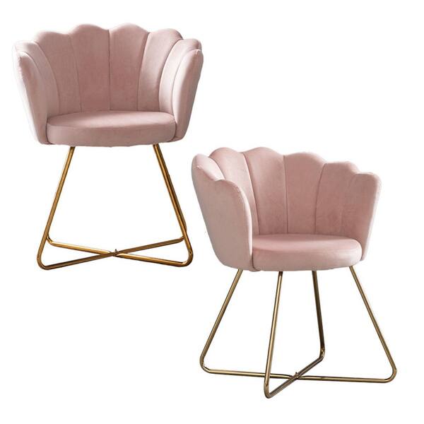 adairs pink velvet chair