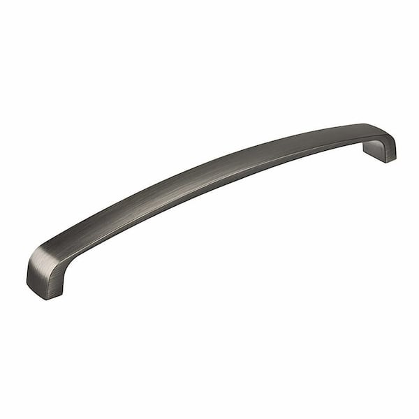 Richelieu Hardware Woburn Collection 7-9/16 in. (192 mm) Modern Antique Nickel Curved Cabinet Bar Pull